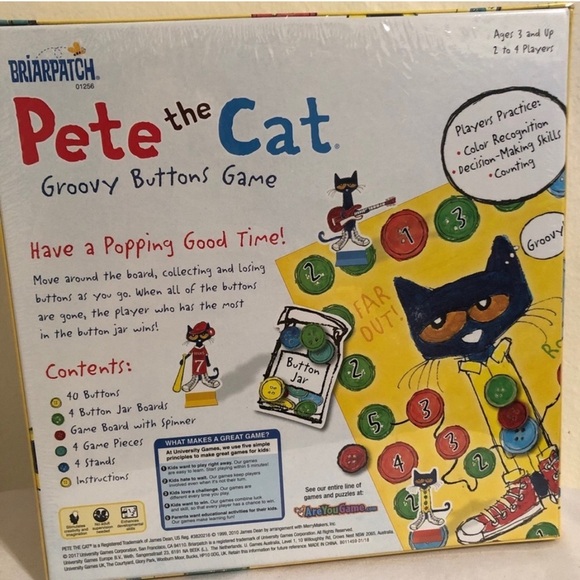 Pete the Cat Groovy Buttons Board Game - Picture 2 of 4